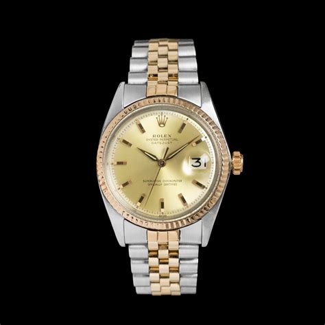 rolex datejust bicolor